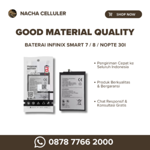 baterai infinix smart 7 8 nopte 30i