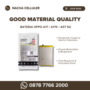 baterai oppo a17 a17k a57 5g