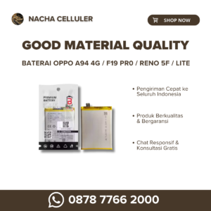 baterai oppo a94 4g f19 pr0 reno 5f lite
