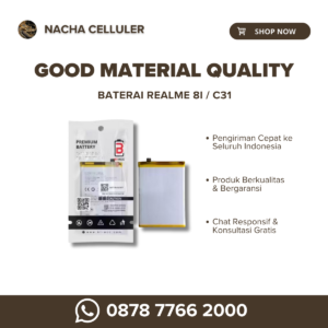 baterai realme 8i c31