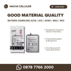 baterai samsung a21s a12 a04s m02 m12