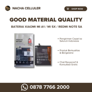 baterai xiaomi mi a1 mi 5x redmi note 5a