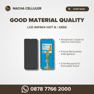 lcd infinix hot 8 x650