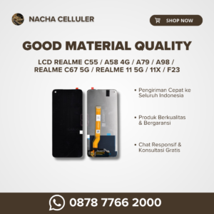 lcd realme c55 a58 4g a79 a98 realme c67 5g realme 11 5g 11x f23