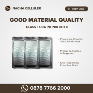 glass + oca infinix hot 8