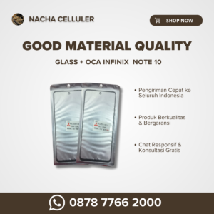 glass + oca infinix note 10