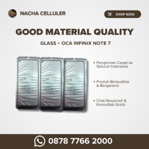 glass + oca infinix note 7
