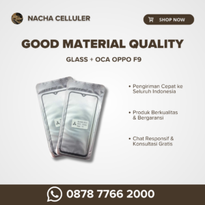 glass + oca oppo f9