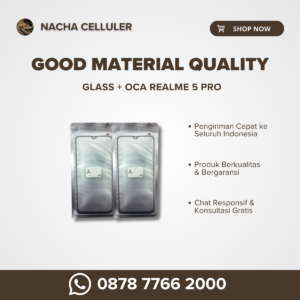 glass + oca realme 5 pro