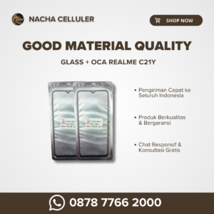 glass + oca realme c21y