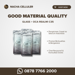 glass + oca realmi c35