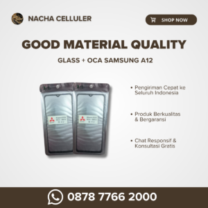 glass + oca samsung a12