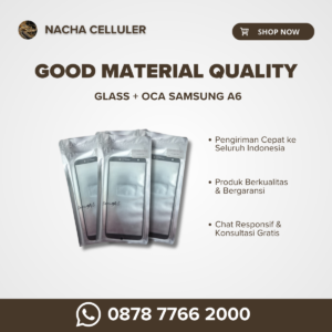 glass + oca samsung a6