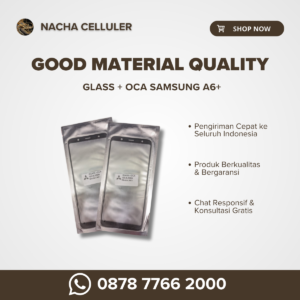 glass + oca samsung a6+