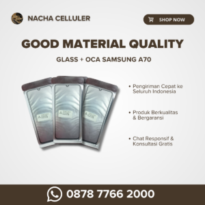 glass + oca samsung a70