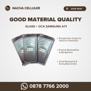 glass + oca samsung a71