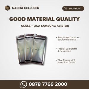 glass + oca samsung a8 star