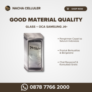 glass + oca samsung j4+