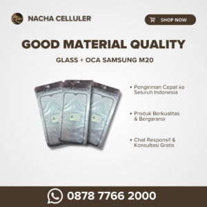 glass + oca samsung m20