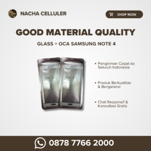 glass + oca samsung note 4