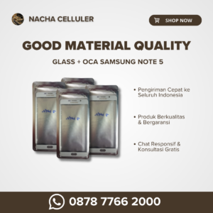 glass + oca samsung note 5