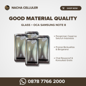 glass + oca samsung note 8