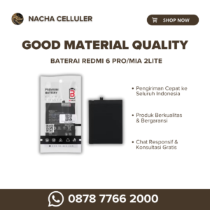 baterai redmi 6 promia 2lite