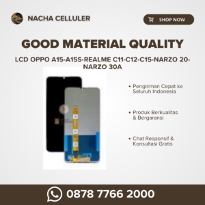 lcd oppo a15 a15s realme c11 c12 c15 narzo 20 narzo 30a