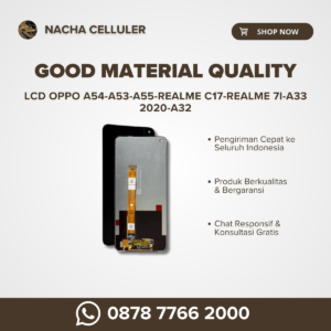 lcd oppo a54 a53 a55 realme c17 realme 7i a33 2020 a32