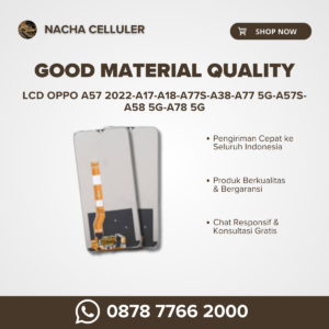 lcd oppo a57 2022 a17 a18 a77s a38 a77 5g a57s a58 5g a78 5g