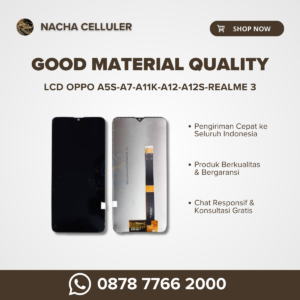 lcd oppo a5s a7 a11k a12 a12s realme 3