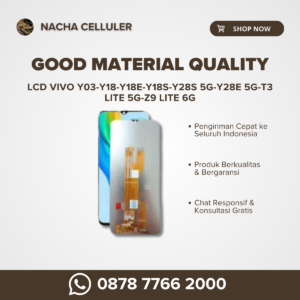 lcd vivo y03 y18 y18e y18s y28s 5g y28e 5g t3 lite 5g z9 lite 6g