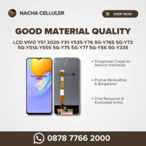lcd vivo y51 2020 y31 y53s y76 5g y76s 5g y72 5g y51a y55s 5g y75 5g y77 5g y56 5g y33s