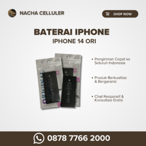 baterai iphone 14 ori
